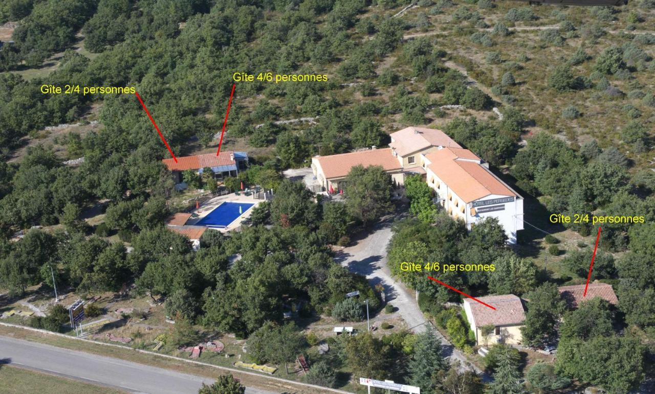 Hotel Les Persedes Lavilledieu  Exterior photo